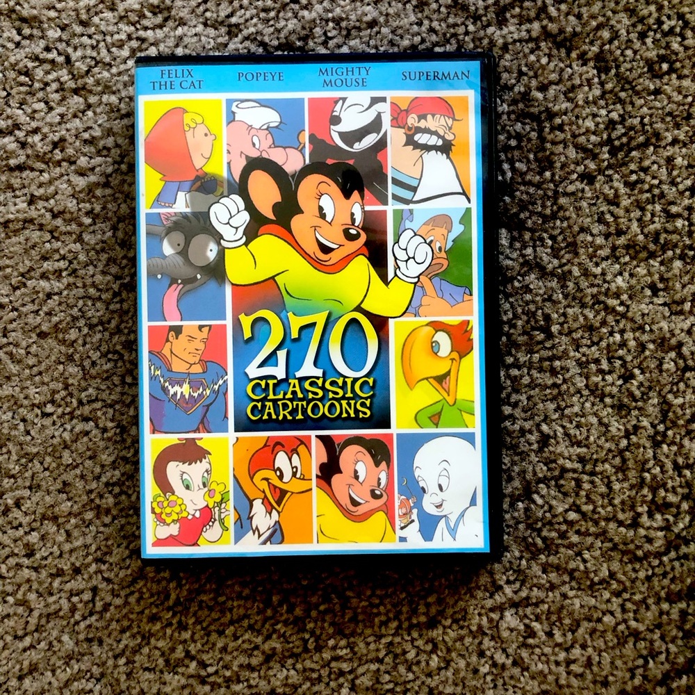 270 Classic Cartoons DVD